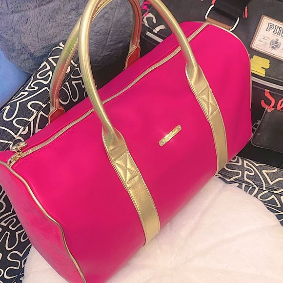Juicy Couture Pink Overnight Weekender Duffle Bag - Picture 2 of 10